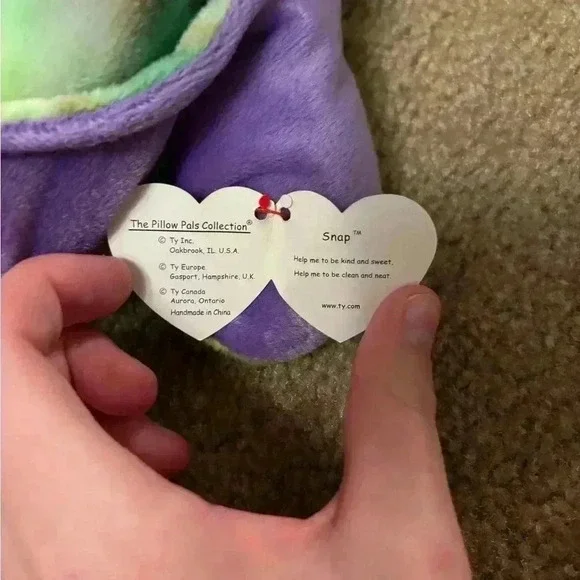 Lot Of 2 Large Beanie Babies- Snap And Misty 1996 - Picture 7 of 10